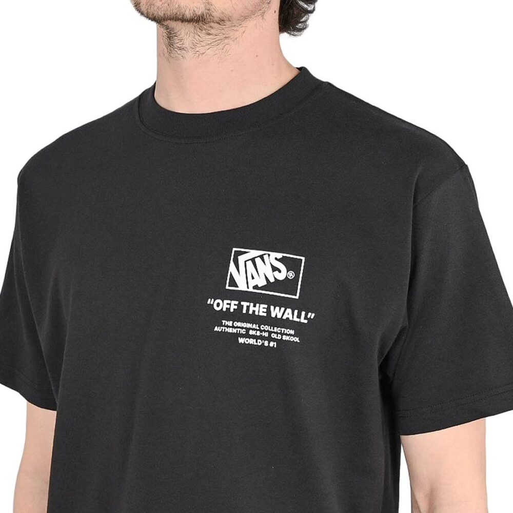 Vans Stacked Hi S/S T-Shirt - Black/White