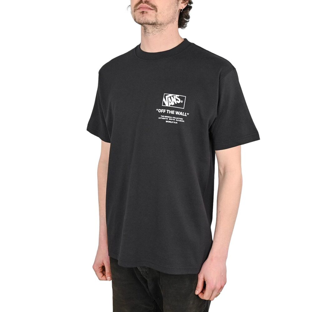 Vans Stacked Hi S/S T-Shirt - Black/White