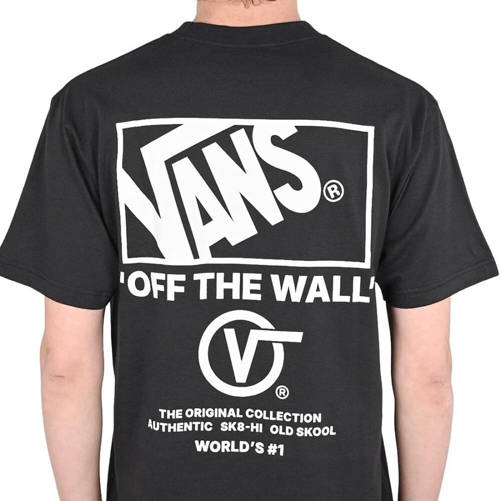 Vans Stacked Hi S/S T-Shirt - Black/White