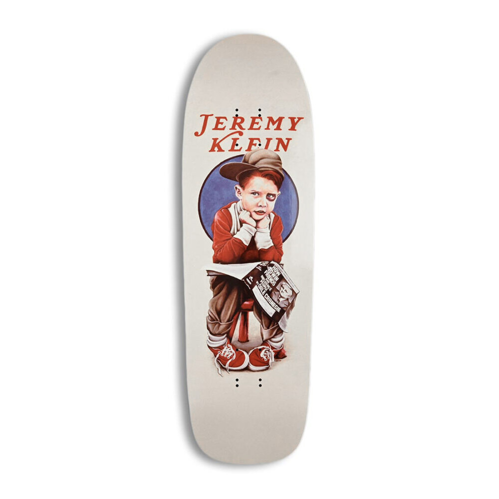 World Industries Jeremy Klein Black Eye Kid Slick 9.625" Reissue Skateboard Deck