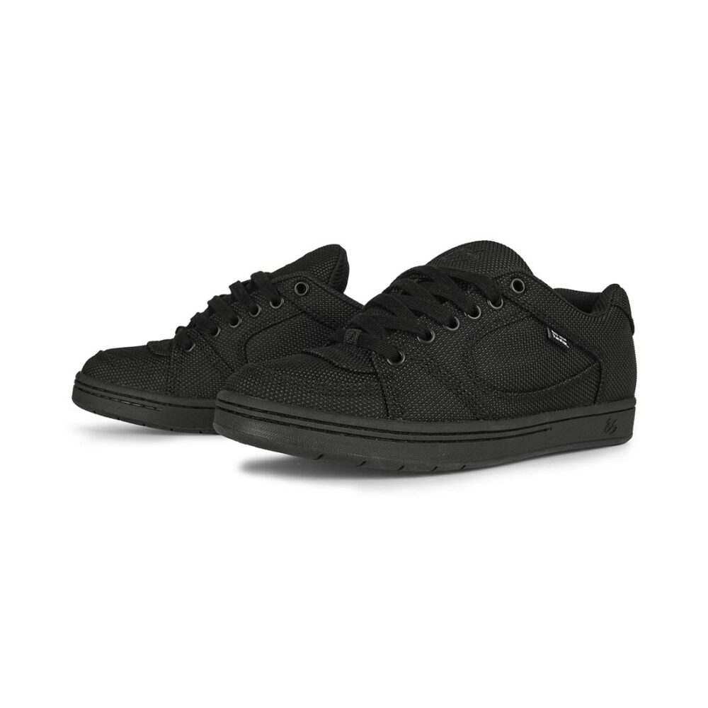 eS Accel Kevlar Skate Shoes - Black/Black