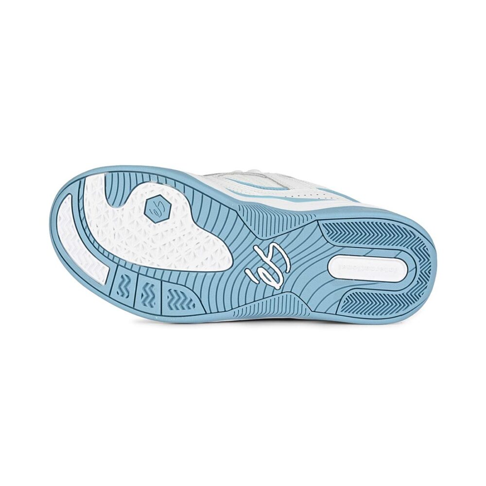 eS TJ Rogers Skate Shoes - White/Blue