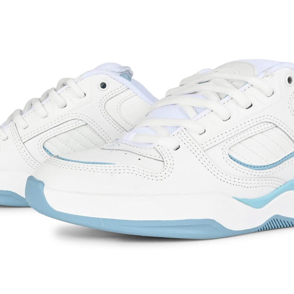 eS TJ Rogers Skate Shoes - White/Blue