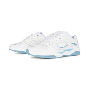 eS TJ Rogers Skate Shoes - White/Blue