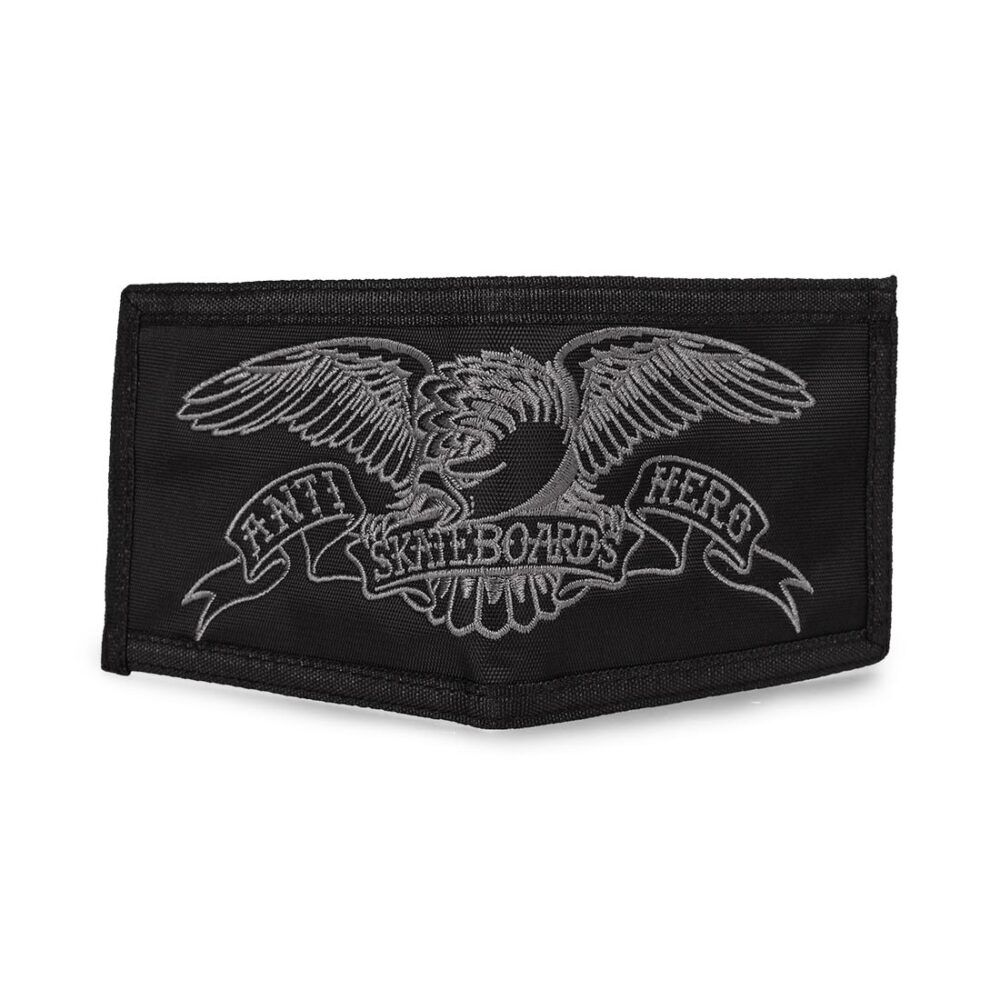 Anti Hero Basic Eagle Bifold Wallet - Black/Charcoal
