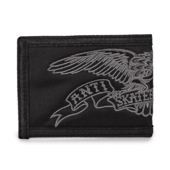 Anti Hero Basic Eagle Bifold Wallet - Black/Charcoal