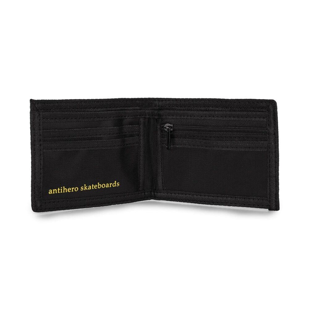 Anti Hero Basic Eagle Bifold Wallet - Black/Charcoal