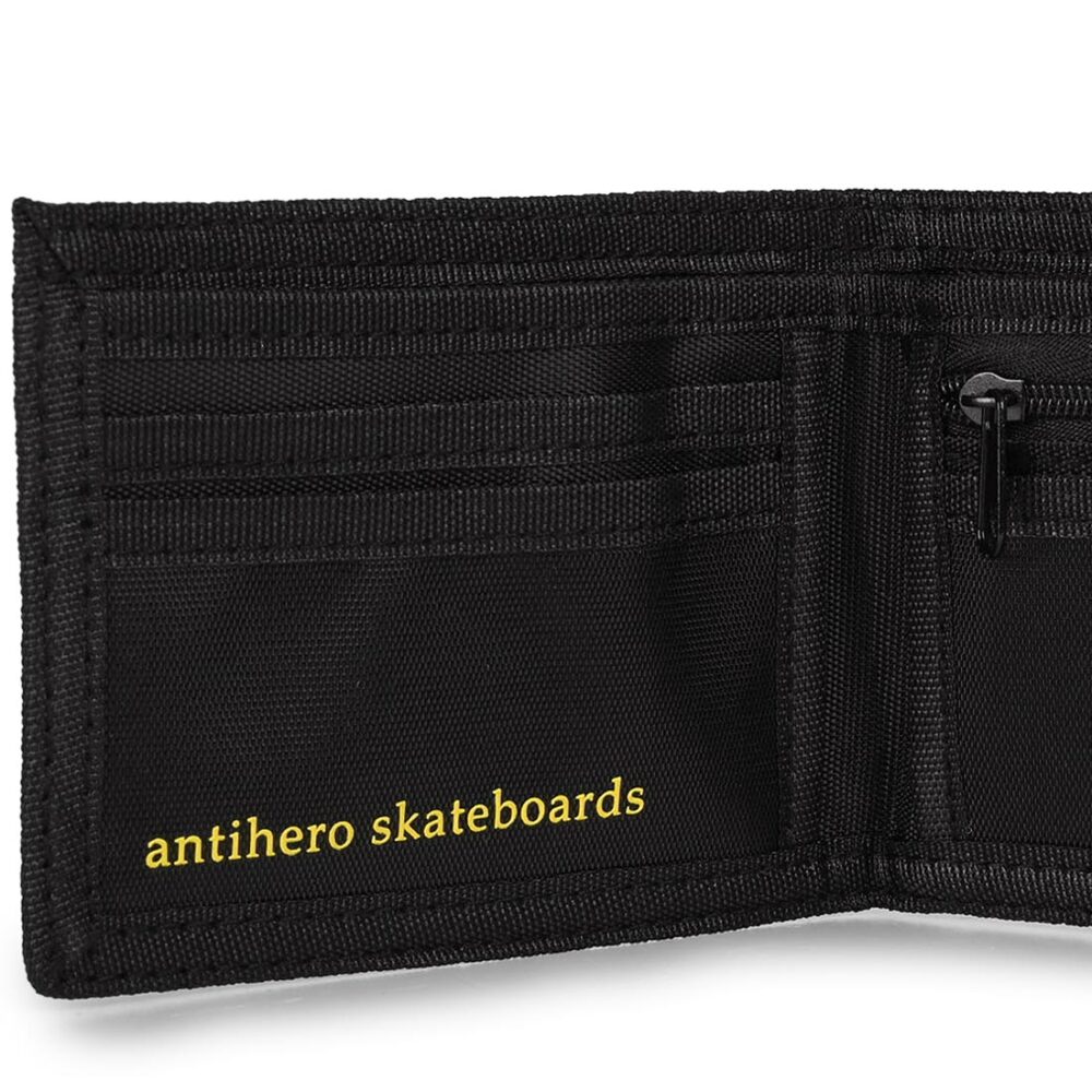 Anti Hero Basic Eagle Bifold Wallet - Black/Charcoal
