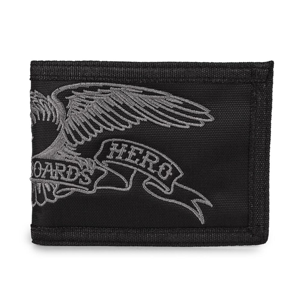 Anti Hero Basic Eagle Bifold Wallet - Black/Charcoal