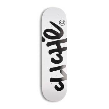 Cliche Handwritten 8.25" Skateboard Deck - White/Black