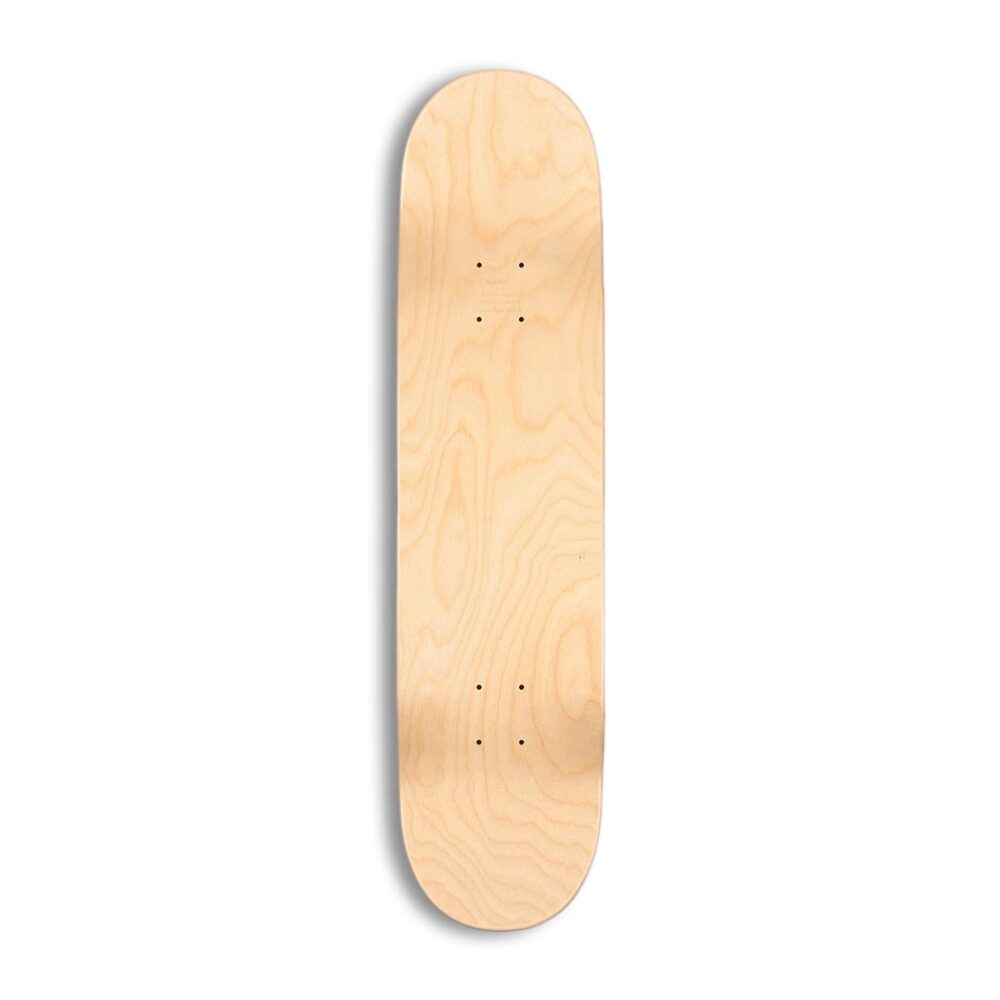 Cliche Viva 8" Skateboard Deck - Grey/Lime