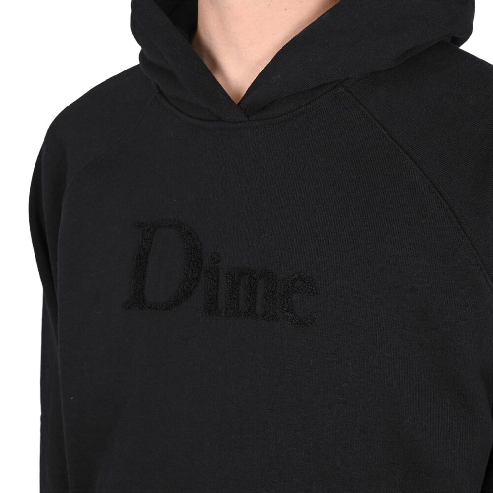 Dime Classic Logo Pullover Hoodie - Black