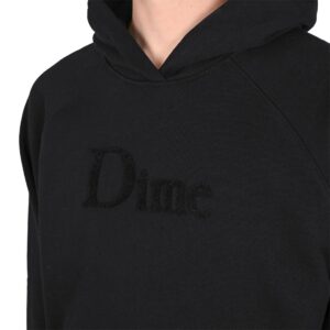 Dime Classic Logo Pullover Hoodie - Black