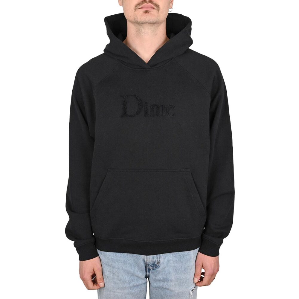 Dime Classic Logo Pullover Hoodie - Black