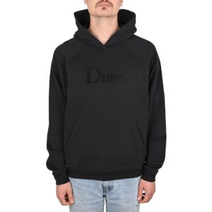 Dime Classic Logo Pullover Hoodie - Black