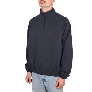 Dime Classic Terry Quarter Zip Sweater - Navy - Supereight