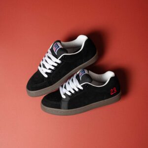 Etnies Sal 23 Skate Shoes - Black/White/Red
