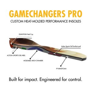 Footprint Gamechanger Pro Custom Orthotic Mid Insoles - Classic Orange