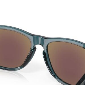 Oakley Frogskin Polarised Sunglasses - Crystal Black/Prizm Sapphire