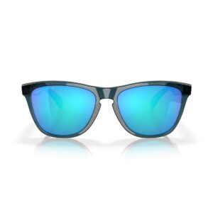 Oakley Frogskin Polarised Sunglasses - Crystal Black/Prizm Sapphire
