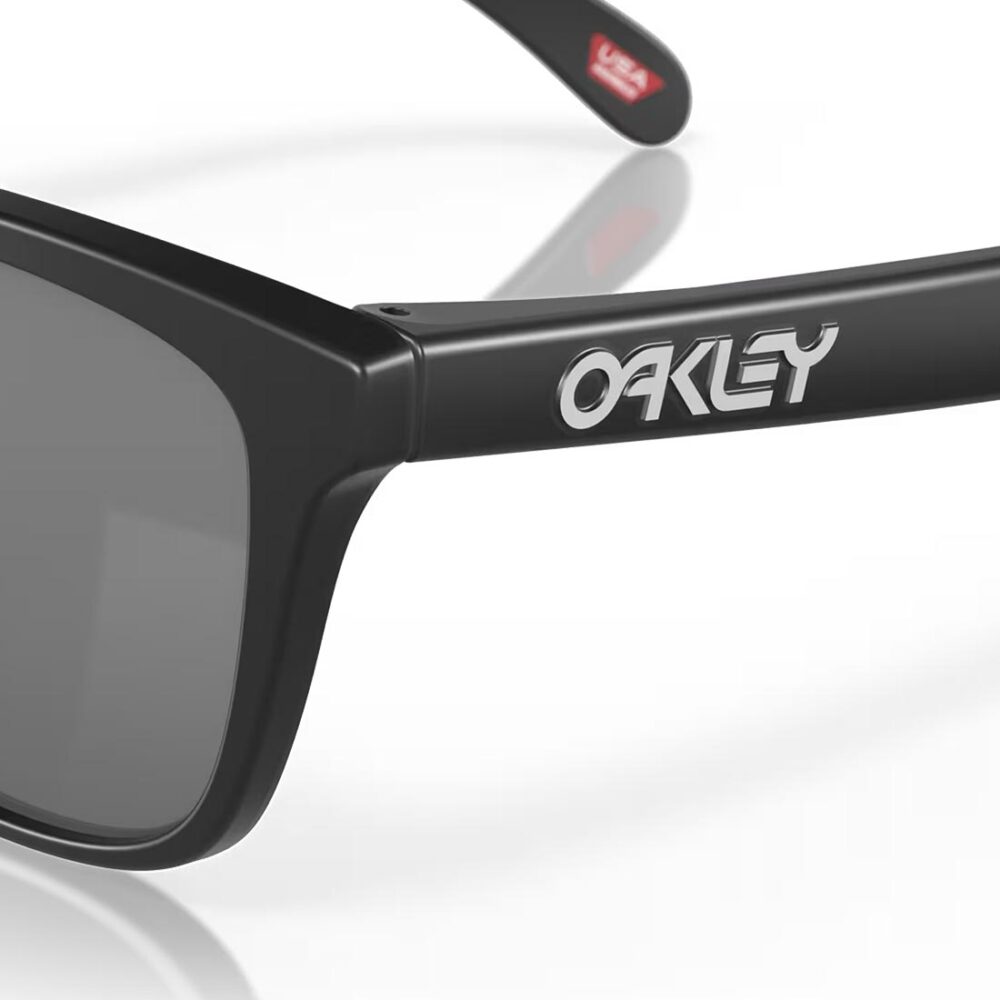 Oakley Frogskin Polarised Sunglasses - Matte Black/Prizm Black