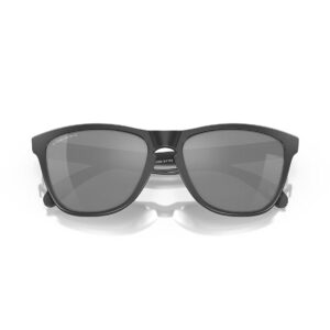 Oakley Frogskin Polarised Sunglasses - Matte Black/Prizm Black