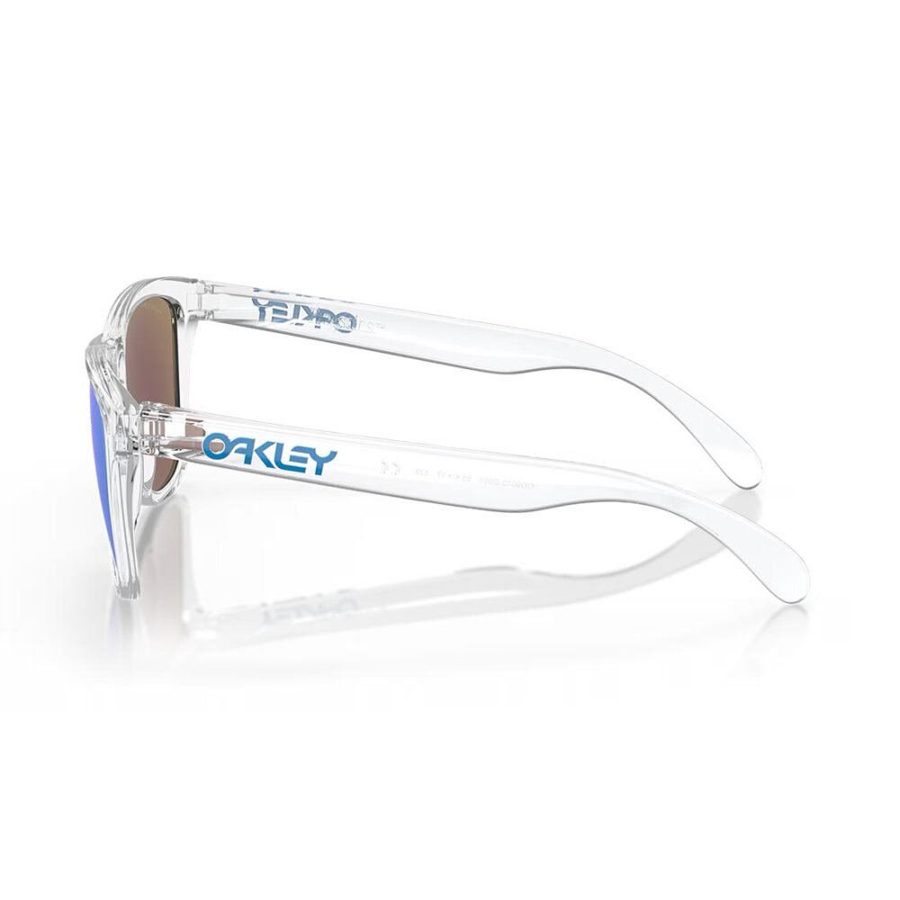 Oakley Frogskin Sunglasses - Crystal Clear/Prizm Sapphire