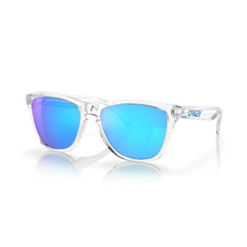 Oakley Frogskin Sunglasses - Crystal Clear/Prizm Sapphire