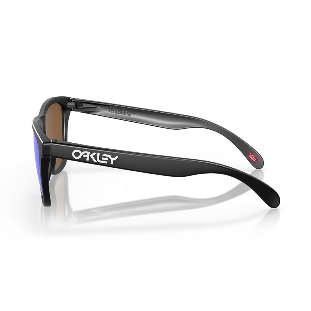 Oakley Frogskin Sunglasses - Matte Black/Prizm Violet