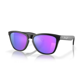 Oakley Frogskin Sunglasses - Matte Black/Prizm Violet