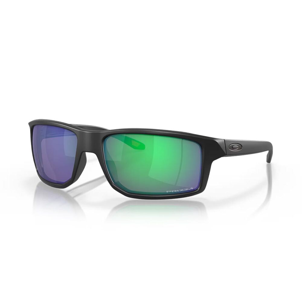 Oakley Gibston Sunglasses - Matte Black/Prizm Jade