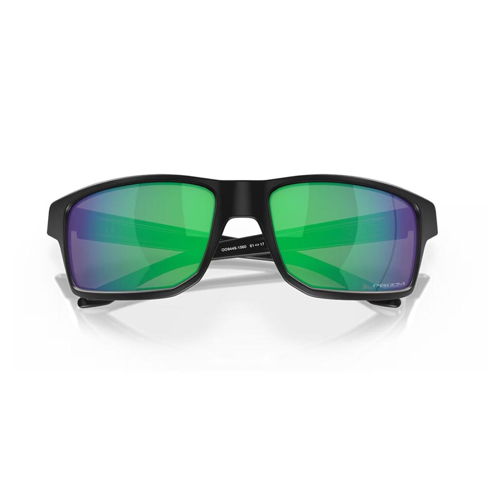 Oakley Gibston Sunglasses - Matte Black/Prizm Jade