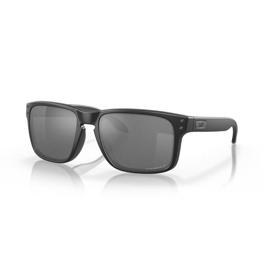Oakley Holbrook Polarised Sunglasses - Matte Black/Prizm Black