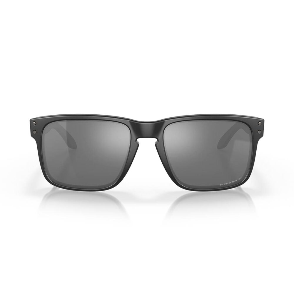 Oakley Holbrook Polarised Sunglasses - Matte Black/Prizm Black