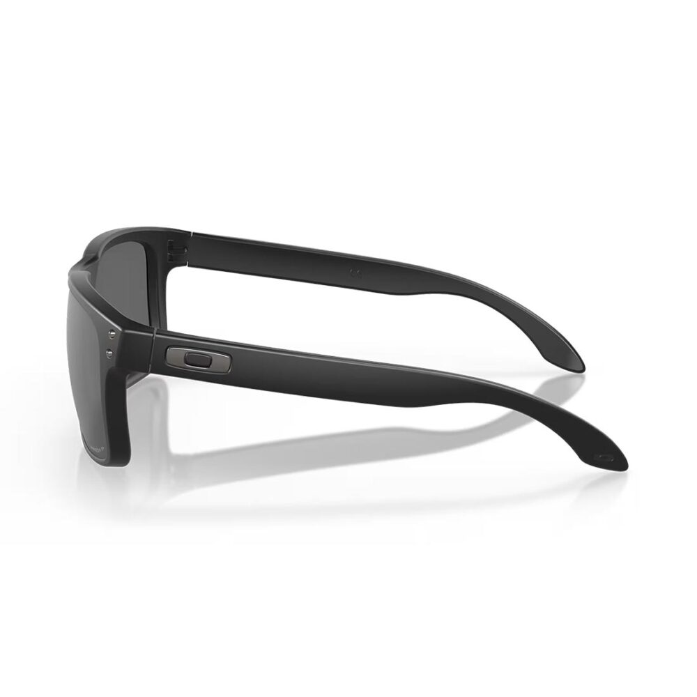 Oakley Holbrook Polarised Sunglasses - Matte Black/Prizm Black