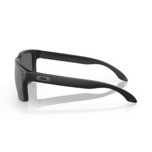 Oakley Holbrook Polarised Sunglasses - Matte Black/Prizm Black