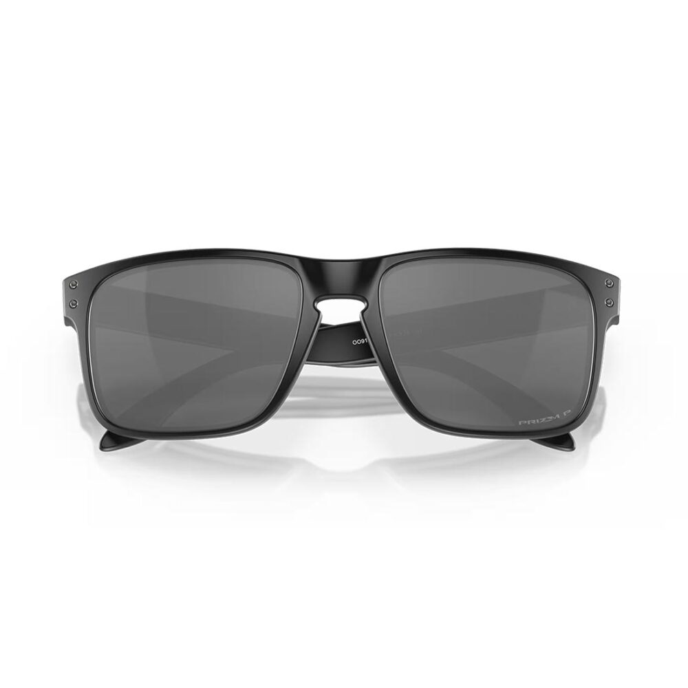 Oakley Holbrook Polarised Sunglasses - Matte Black/Prizm Black