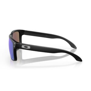 Oakley Holbrook Polarised Sunglasses - Matte Black/Prizm Sapphire
