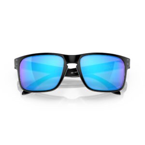 Oakley Holbrook Polarised Sunglasses - Matte Black/Prizm Sapphire