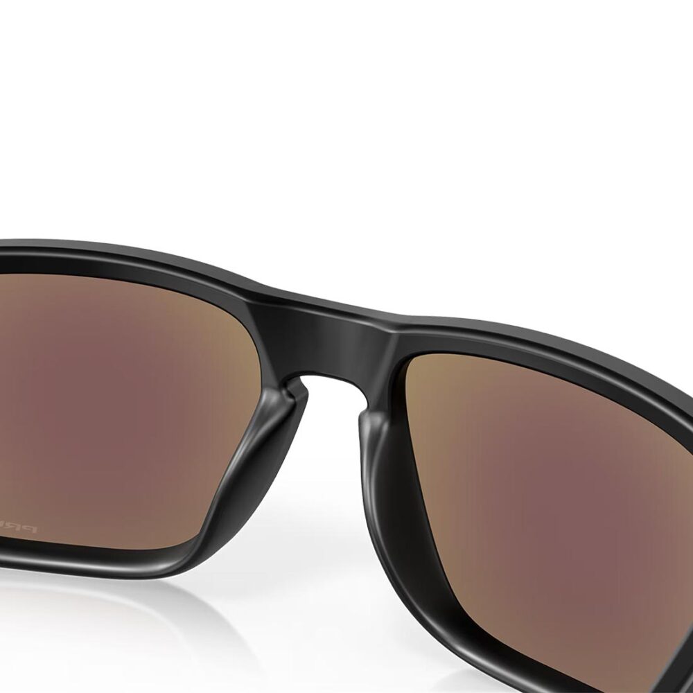 Oakley Holbrook Polarised Sunglasses - Matte Black/Prizm Sapphire