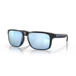 Oakley Holbrook Polarised Sunglasses - Polished Black/Prizm Deep Water