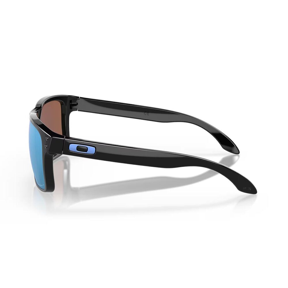 Oakley Holbrook Polarised Sunglasses - Polished Black/Prizm Deep Water