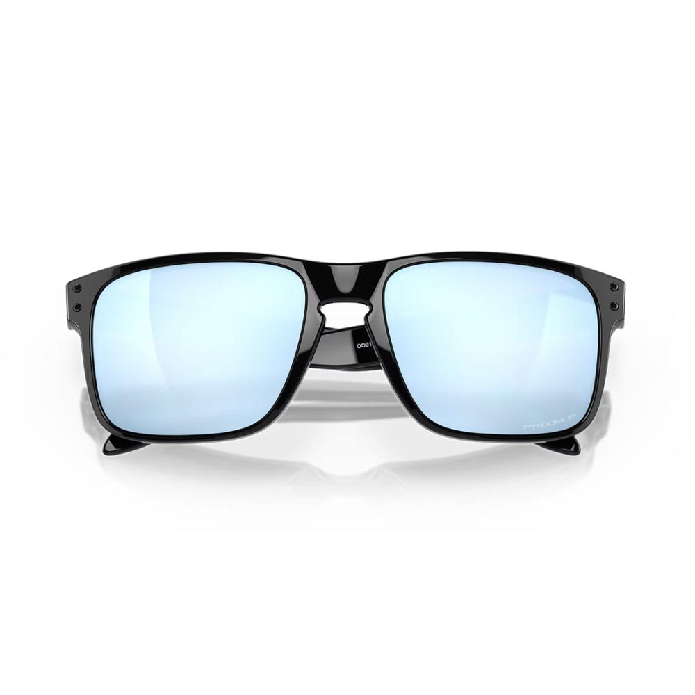Oakley Holbrook Polarised Sunglasses - Polished Black/Prizm Deep Water
