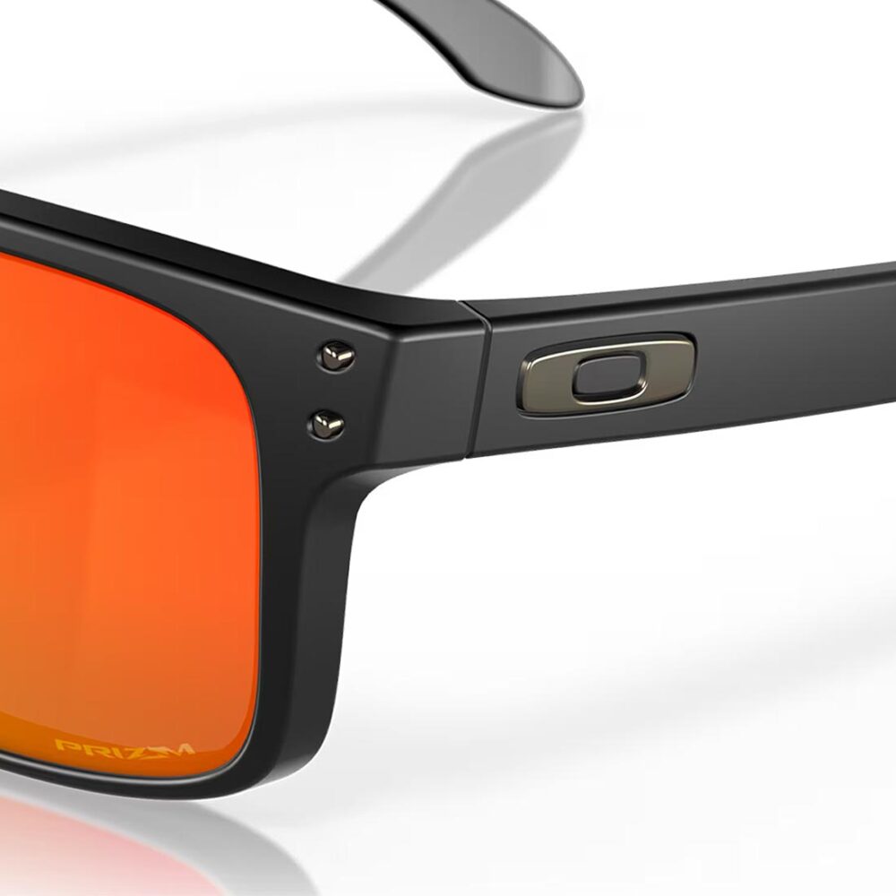 Oakley Holbrook Sunglasses - Matte Black/Prizm Ruby