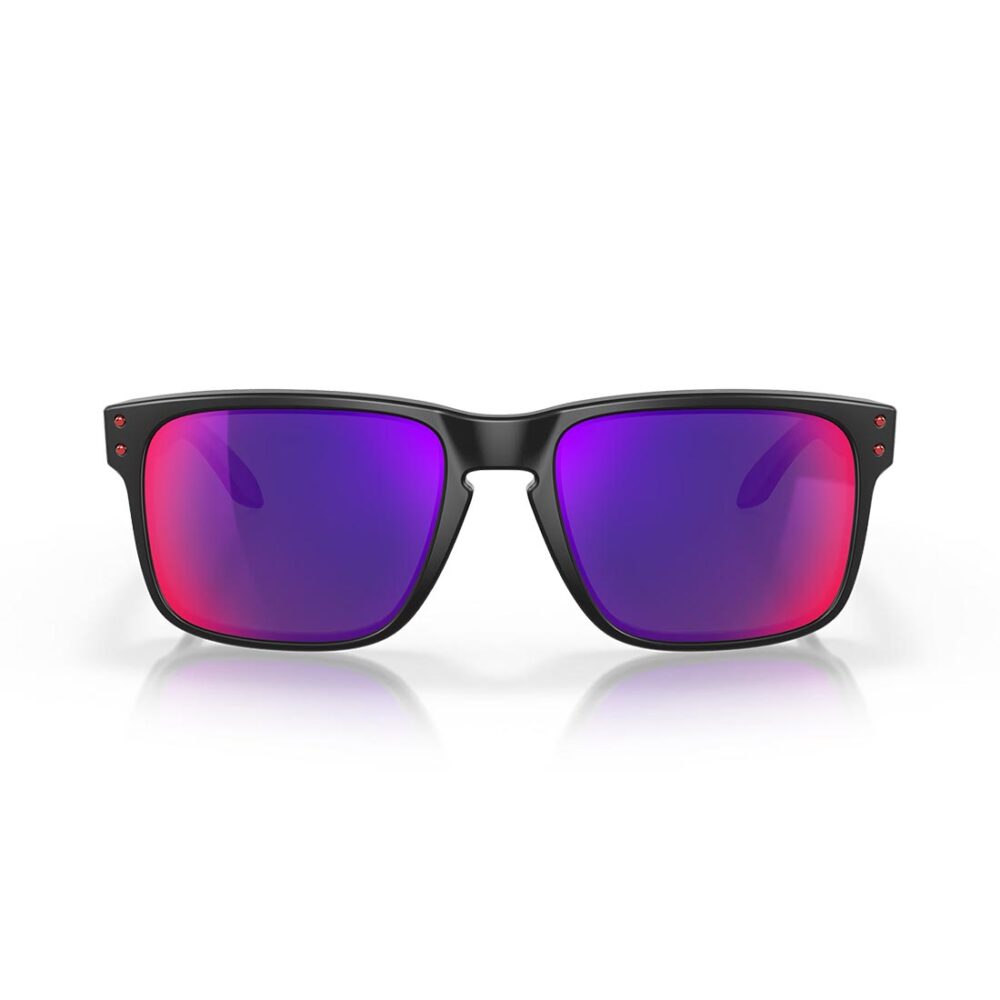 Oakley Holbrook Sunglasses - Matte Black/Red Iridium