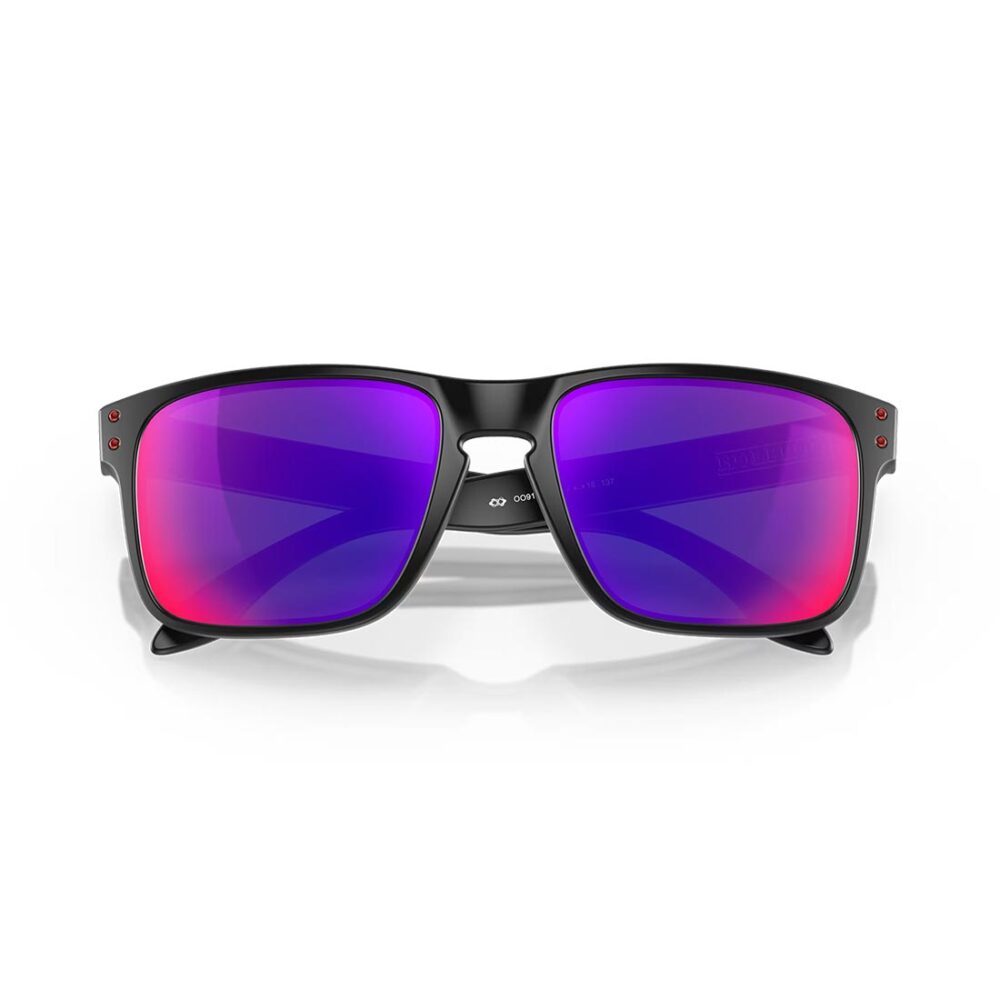 Oakley Holbrook Sunglasses - Matte Black/Red Iridium