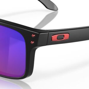 Oakley Holbrook Sunglasses - Matte Black/Red Iridium