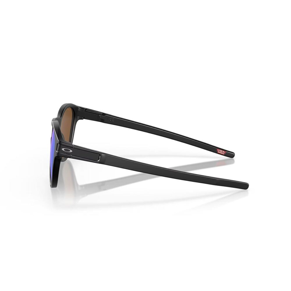 Oakley Latch Sunglasses - Matte Black/Prizm Violet