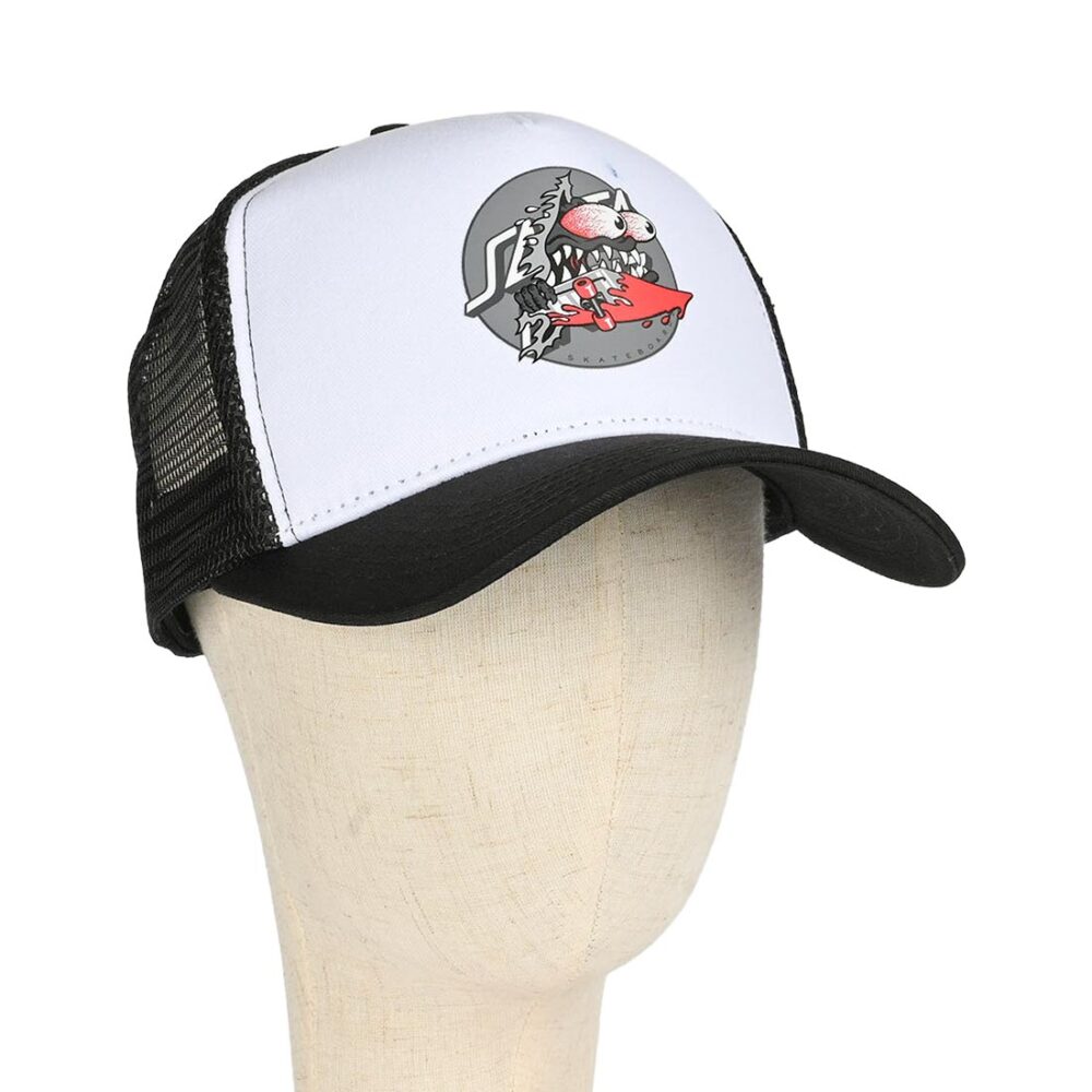 Santa Cruz Meek Slashed Dot Mesh Back Cap - Black/White (Copy)