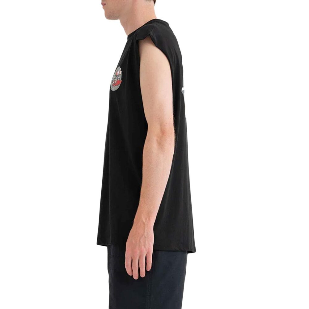 Santa Cruz Meek Slashed Dot Vest - Black